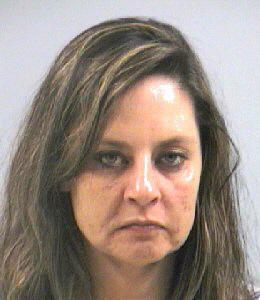 Angel Gale Montayne - mug shot 3/12/09 - Angier woman accused of using son, 14, as designated driver