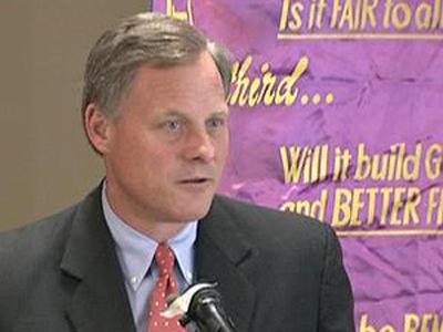 Burr concerned about economic recovery plan 