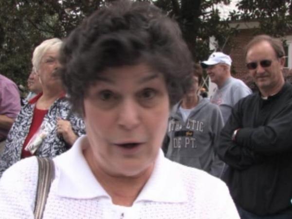 Tea party protester makes her case