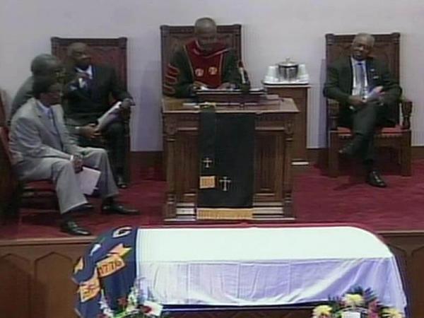 Web only: Funeral for state Sen. Vernon Malone