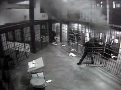 Web only: Surveillance video from state prison