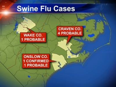 CDC confirms swine flu case in N.C.