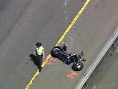 Traffic moving again on I-40 West after motorcycle wreck