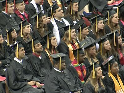 Many college grads head home to await job offer