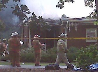 Fire strikes Raleigh house