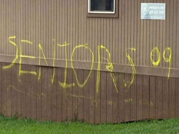 Chapel Hill High vandalism