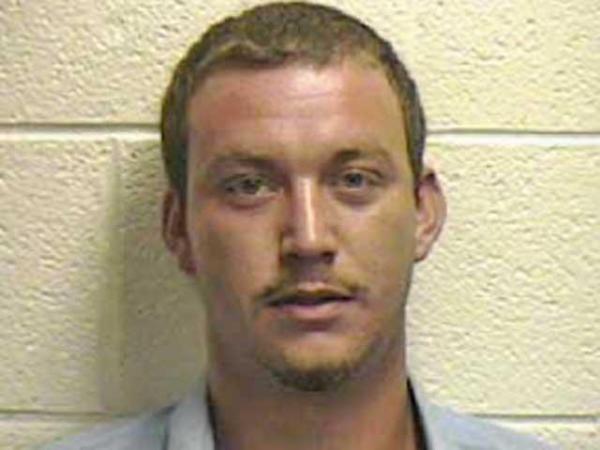 Eric Wyrick - mug shot 7/4/09 - charged with trying to strangle a woman