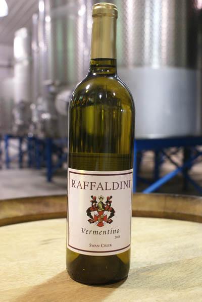 Raffaldini Vineyards Vermentino wine