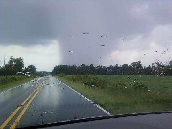 A viewer submitted this photo taken Monday on Jones Dairy School Road.