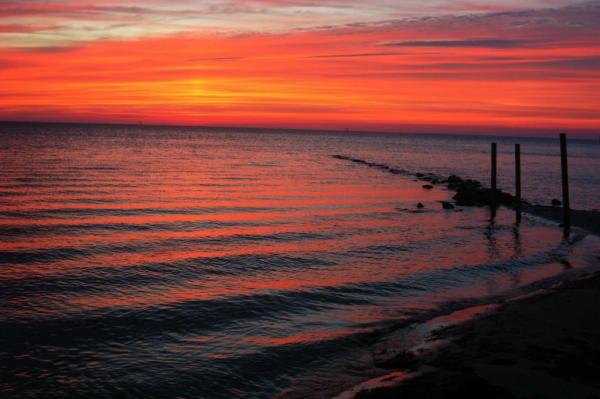 Ocracoke at sunset