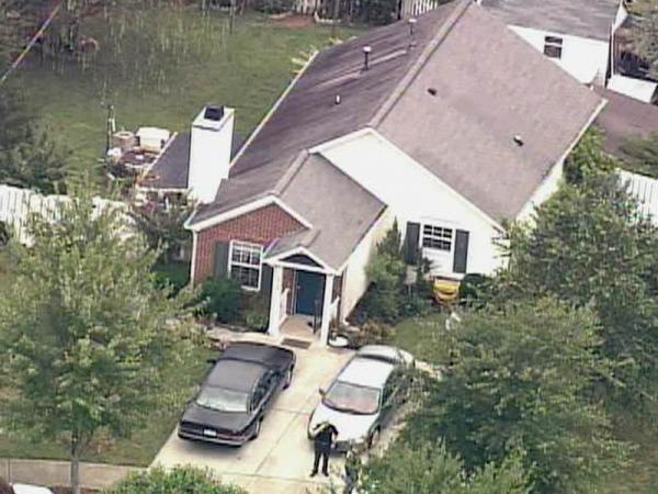 Sky 5 video of terror suspect's home