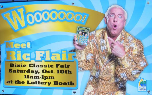 Woooo! Ric Flair at the DC Fair October 10th