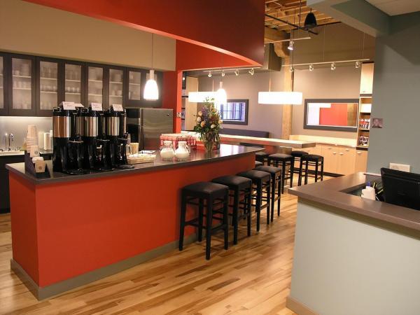 A stylish bar and kitchen adorn McKinney's HQ