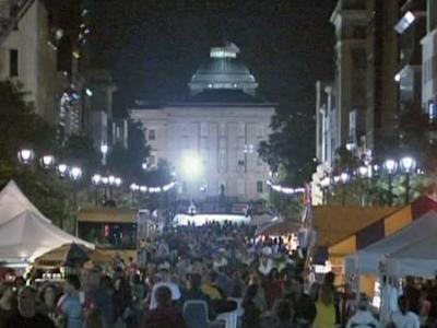 People celebrate Raleigh Wide Open