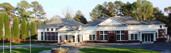 A rendering of the Carolina Trace clubhouse