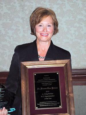 Donna C. Peters, superintendent of Montgomery County Schools, wa