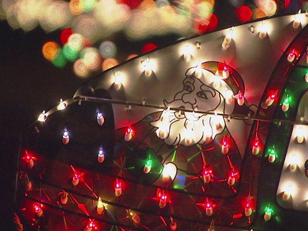 Jake Phillips, 68, has been putting up a huge holiday lights display in his front yard, at 148 N.C. Highway 98 East in Bunn, for about 30 years.