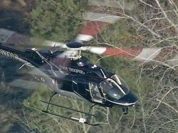 Sky 5 hovers over Wake County chase