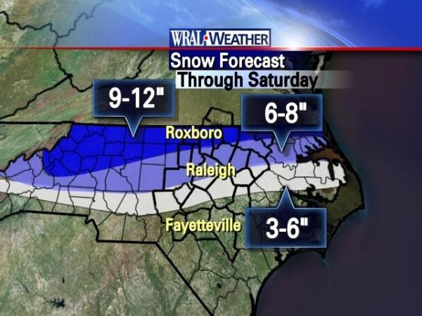 Large winter storm on its way to N.C.