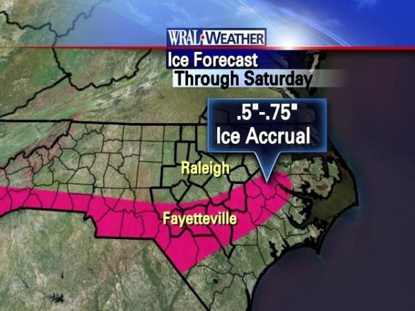 Fayetteville preparing for dangerous ice storm