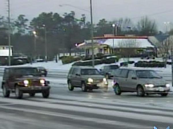 Raleigh police: If you must go, drive slow