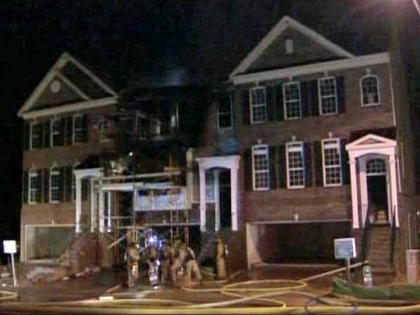 Cary townhome fire