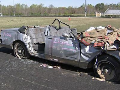 Johnston students learn dangers of drunk driving