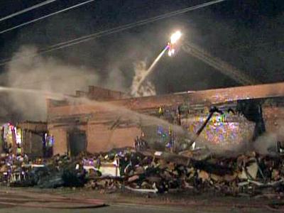Fire ravages Maxton poultry plant