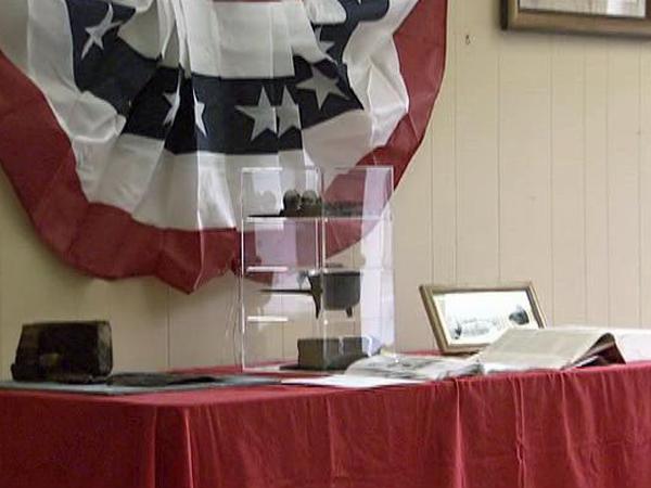 Courthouse artifacts displayed during street fair