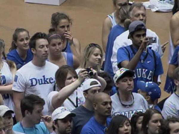 Fans, players celebrate Duke's championship