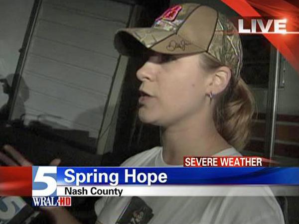 Spring Hope woman describes storm damage