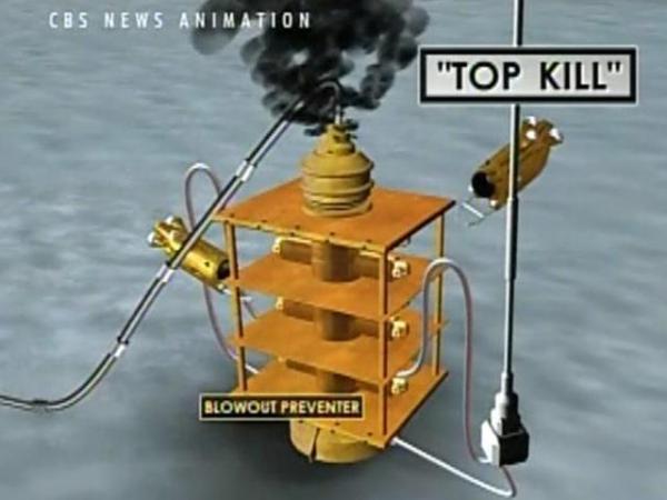 'Top kill' could plug or worsen oil spill