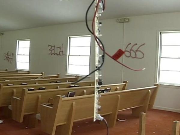 Vandals ransack Chapel Hill church