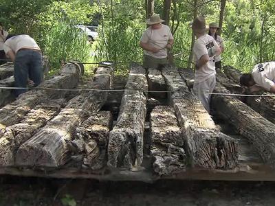 Archaeologists study 400-year-old ship