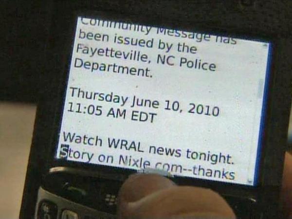 Text messages lead to arrests
