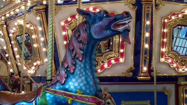 Northgate features carousel, kiddie train