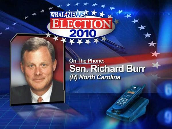 Republican Sen. Richard Burr talks about primary runoff