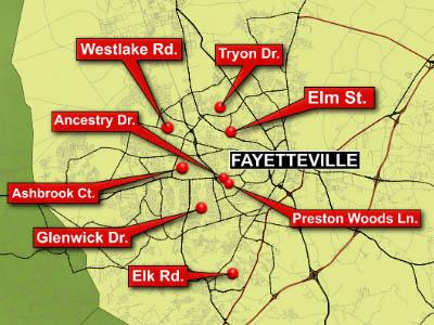 String of Fayetteville rapes remains unsolved
