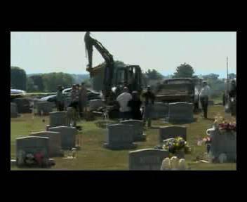 Raw video: Janet Abaroa's body exhumed