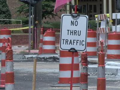 08/28: Rain creates more delays for Five Points road work