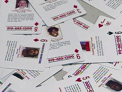 Durham betting on playing cards to solve homicides