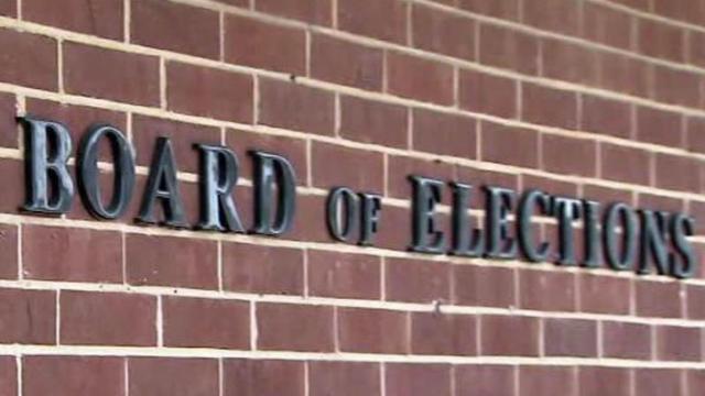 State Board of Elections sign