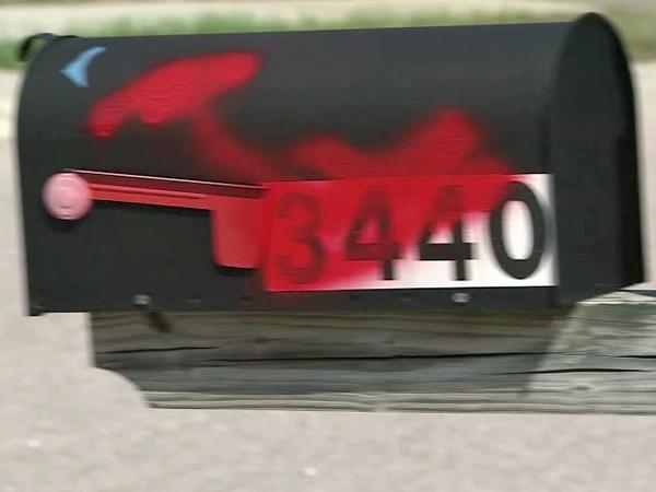 Vandals spray paint homes, mailboxes in Wake Forest subdivision 