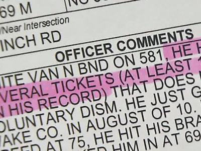 State agency investigates employee's driving record