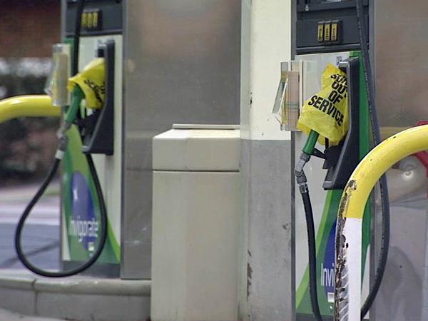 Officials shut off pumps at Raleigh gas station