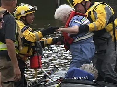 Dozens rescued as waters rise in eastern N.C.