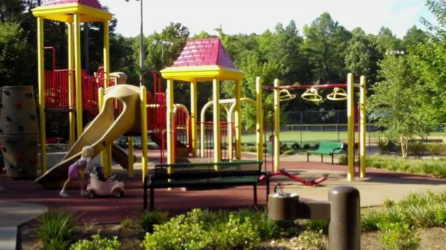 Find rubber mat surfacing at these Raleigh playgrounds