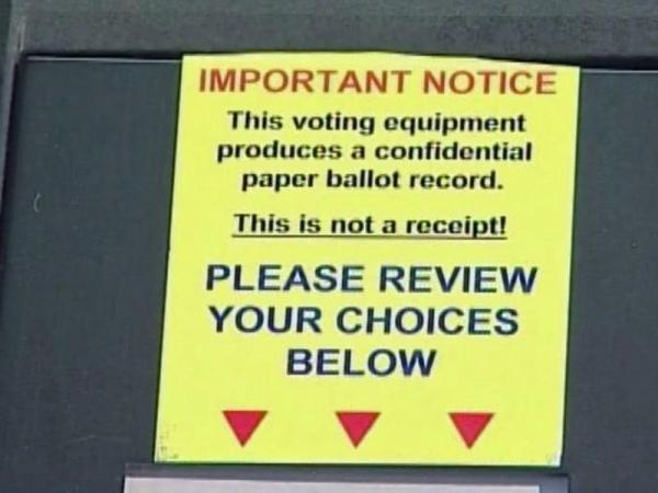 Bill would do away with voting machines