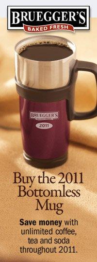 Brueggers Bottomless Mug