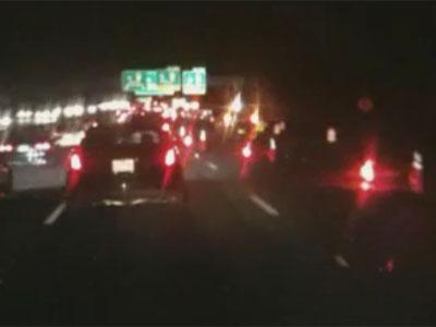 Viewer video: Traffic backed up on I-40